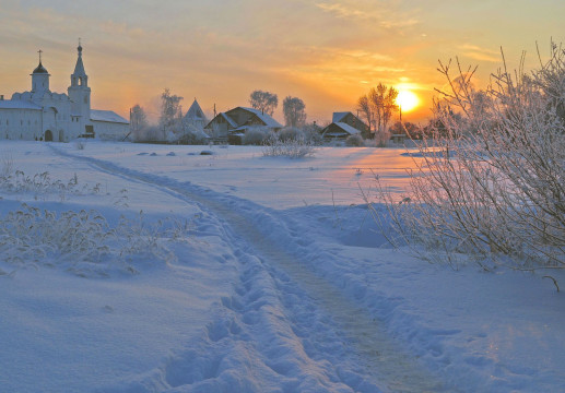 Полюбоваться зимними пейзажами приглашает вологжан творческое объединение «Объектив»